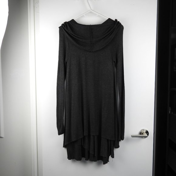 Kensie Cowl Neck Long Sleeve Dress in Grey - Picture 5 of 7